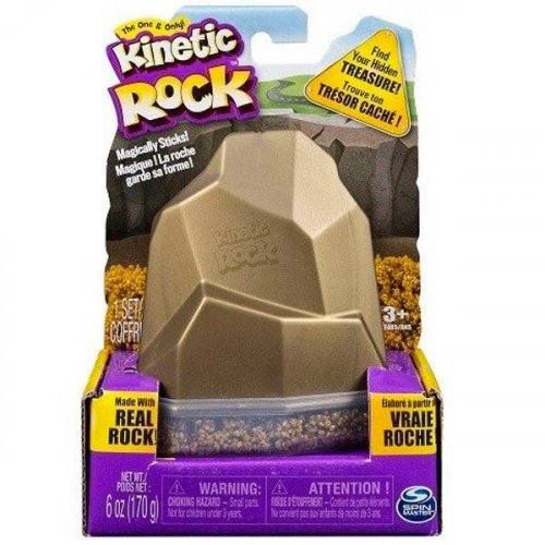 Песок для лепки Kinetic Sand серия Rock. 170 грамм в контейнере. 1 цвет.
