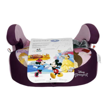 Siger Автокресло детское Бустер, серия Disney / цвет Принцессы фиолетовый