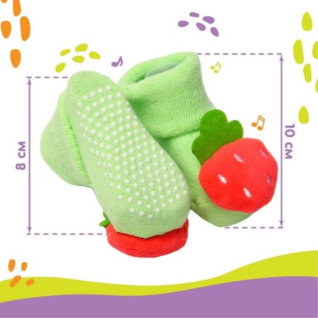 Крошка Я Носочки «Мишка», с погремушкой