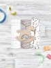 Сет 3х пелёнок Mjölk Хлопок/Пальмы/Привет, мама (120см*85см)