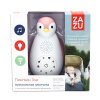 Zazu Ночник-колонка Пингвинeнок Зои + проигрыватель / цвет белый, розовый