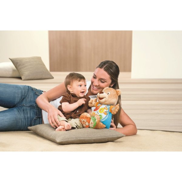 Chicco Интерактивная игрушка говорящий мишка Teddy / цвет коричневый
