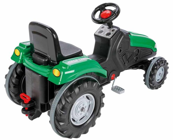 Pilsan Педальная машина "Трактор Mega" / цвет зеленый