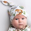Adam Stork Шапочка с узелком трикотажная / цвет Forest Babies