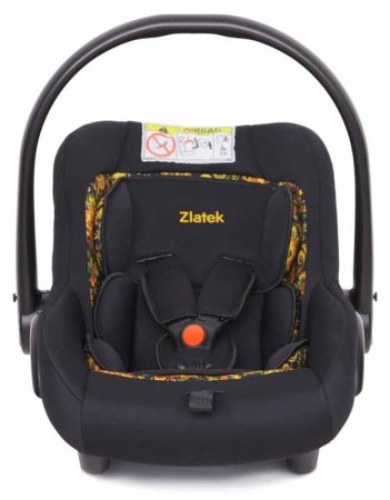 Zlatek Автокресло Colibri lux фолк (0-13) / цвет черный + принт