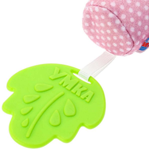 Умка Текстильная игрушка-погремушка с пищалкой «Нюшенька»