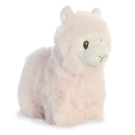 AURORA Игрушка мягкая Лама 15 см / цвет розовый