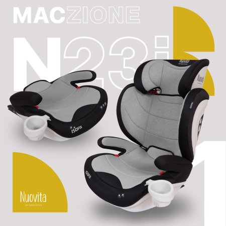 Nuovita Детское автокресло Maczione N23i-1 / цвет Grigio/Серый