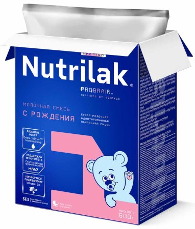 Nutrilak Молочная смесь Premium 1, с рождения, 600 г