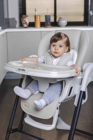 Carrello Стульчик для кормления Grace CRL-15002 / цвет Light Beige (серо-бежевый)