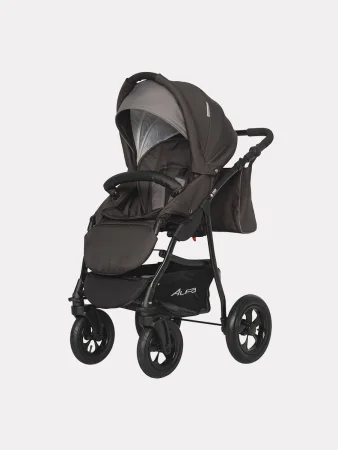 Riko Basic Коляска 2 в 1 Alfa/ цвет 10 коричневый-капучино