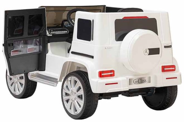 Toyland Электромобиль Джип Mercedes Benz G500 / цвет белый