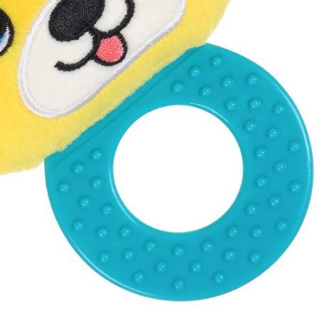 Крошка Я Погремушка мягкая с прорезывателем "Собачка"