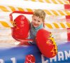 Intex детский надувной ринг для бокса, 2 пары надувных перчаток 5-7 лет