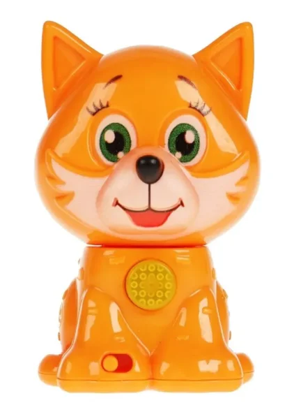 Умка Обучающая Лисичка 50 песен,стихов,звуков.голова-трещотка.свет.кор.бат. 344323 