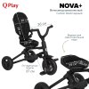 QPlay Велосипед трехколесный складной Nova+ / цвет Carbon black/черный