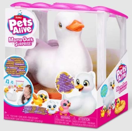 Zuru Игрушка Pets Alive "Мама и малыш" Уточка с утятами