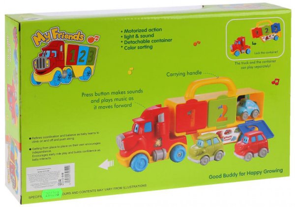 MAYA TOYS Машинка-трейлер на батарейках