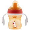 Chicco Чашка-поильник Transition Cup (полужесткий носик), 200 мл / цвет красный