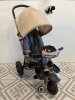 Moby kids Велосипед-коляска Stroller trike Air Car / цвет кофе с молоком, рама золотой металлик