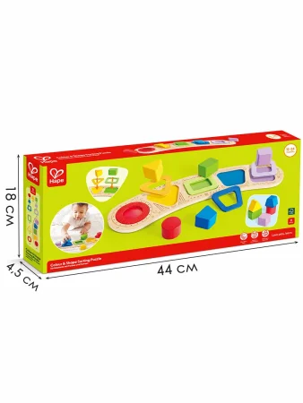 Hape Развивающая игрушка "Цвета и формы" Сортер Монтессори 