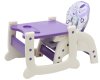 Polini kids Стульчик для кормления 460 / цвет фиолетовый