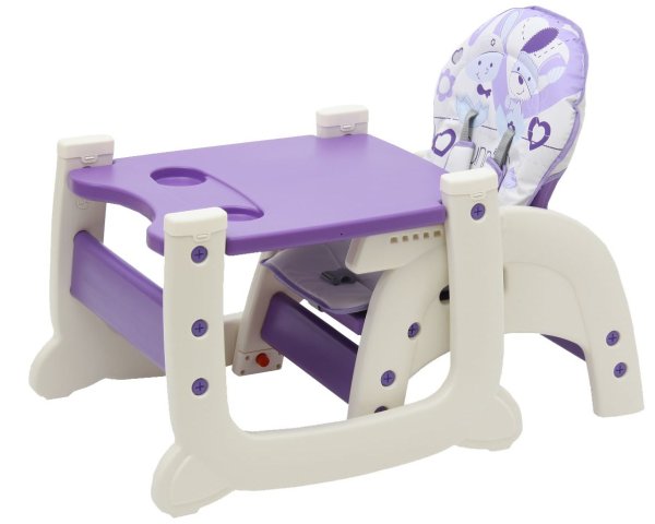 Polini kids Стульчик для кормления 460 / цвет фиолетовый