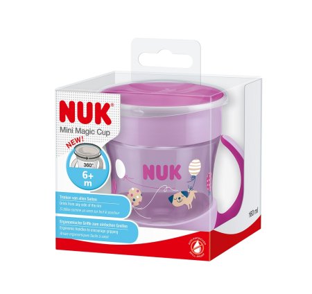 NUK EVOLUTION Поильник "MINI MAGIC" 160 мл/розовый