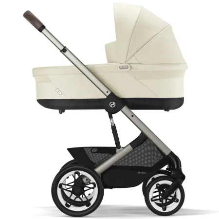 Коляска 2в1 Cybex Talos S Lux TPE + спальный блок + дожд 2022 (Seashell Beige)
