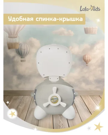 Bambini Moretti Горшок Самолет / цвет серый