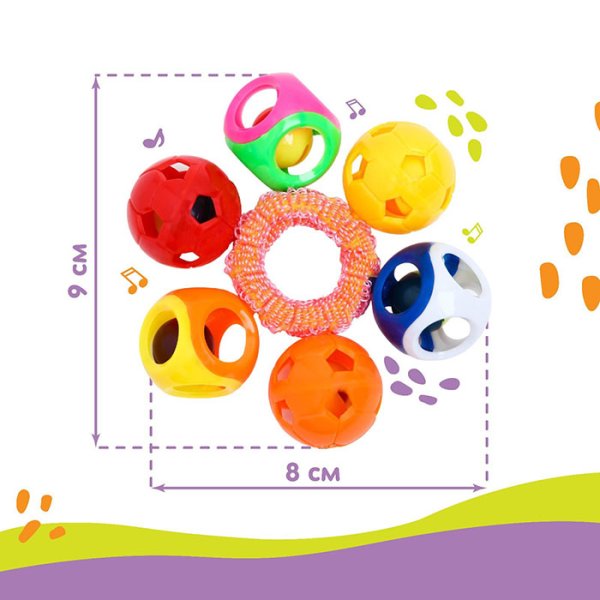 Крошка Я Браслет-погремушка «На ручку»