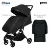 Коляска PERA (прогул)рама carbon/PU,New (Black)