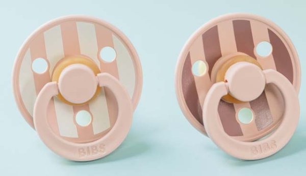 Bibs Набор латексных пустышек Studio Colour, 0+ Block - Blush Mix