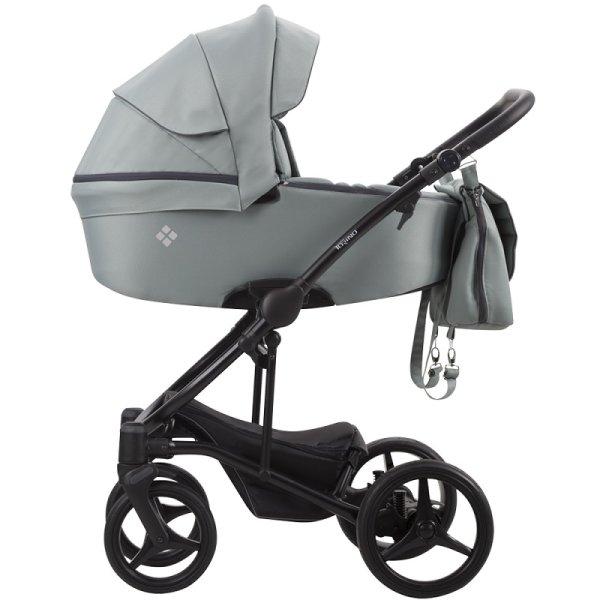 Bebetto Детская коляска 2 в 1 Torino TEX Цвет / 04 темно-синий (ткань) / рама черная