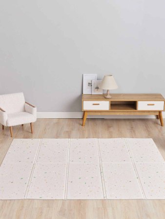 Happy Baby Складной развивающий коврик Soft Floor / цвет stone (серый)