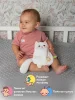 Fancy Baby Мягкая игрушка-грелка Кот Беляш / цвет белый