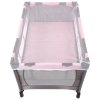 Манеж Selby 215, серый-розовый (1)