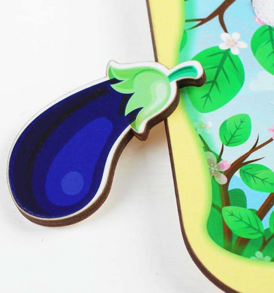 WoodLand Toys Сортер «Какая разница?» Фрукты-овощи