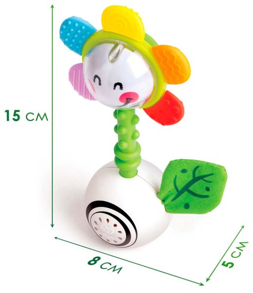 Hape Погремушка "Волшебное прикосновение" Светящийся Цветок