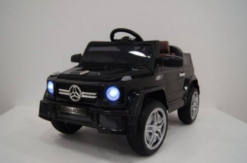 RiverToys Детский электромобиль Mercedes О004ОО Vip / цвет черный глянец