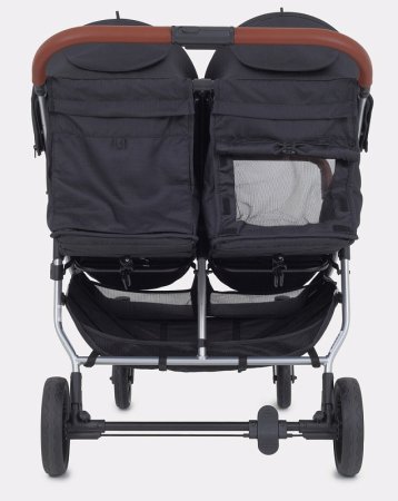 Mowbaby Прогулочная коляска для двойни Tandem / цвет Black (черный)