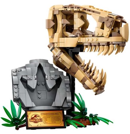 Lego Конструктор Jurassic World "Окаменелости динозавров: череп Ти-Рекса"