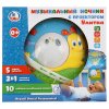 Умка Музыкальный ночник с проектором улитка (колыбельные и звуки природы)