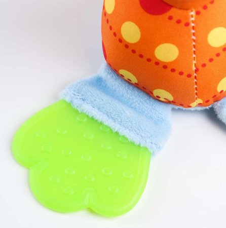 Крошка Я Погремушка мягкая «Малыши», с пищалкой