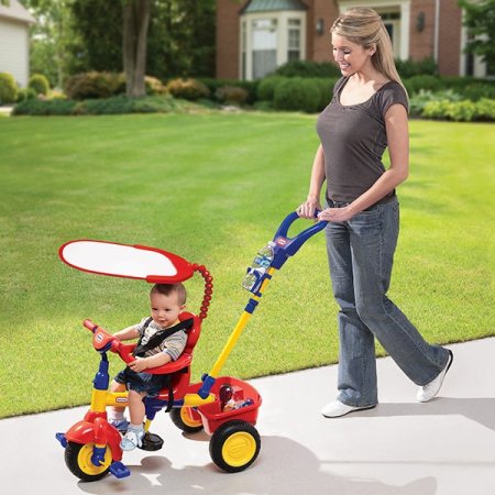 Little Tikes Велосипед детский трехколесный 3 в 1/цвет красно-синий