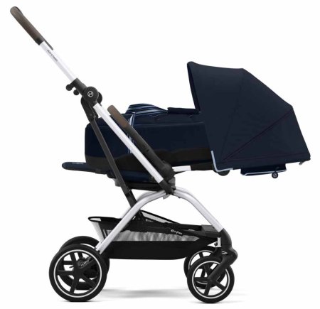 Cybex Прогулочная коляска с дождевиком и бампером Eezy S Twist+ 2 SLV / цвет Ocean Blue (синий)