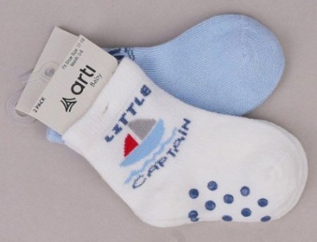 Arti Носки с антискользящей подошвой для мальчика, 2 пары