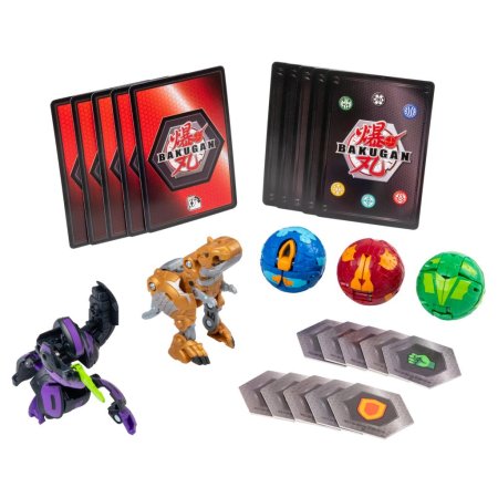 игрушка Spin master большой игровой набор bakugan даркус циндеус и аврелиус трокс / разноцветный