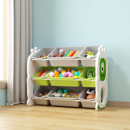 Pituso Стеллаж для игрушек Funny, с ящиками / цвет Green (лайм)