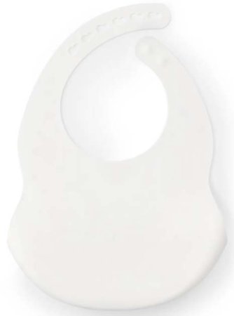 Happy Baby Нагрудный фартук силиконовый white terrazzo